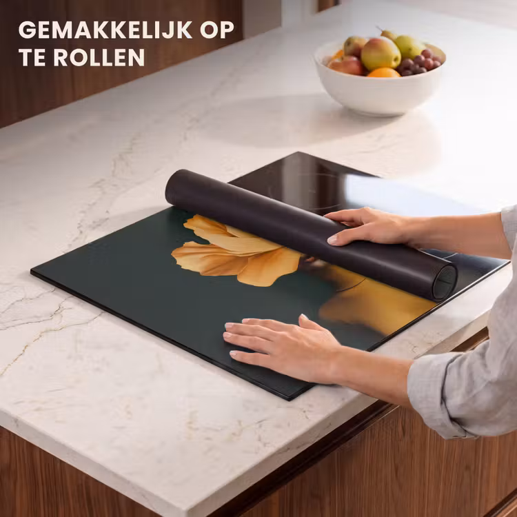 Inductie beschermer - Vrouw - Hoed - Geel — 7