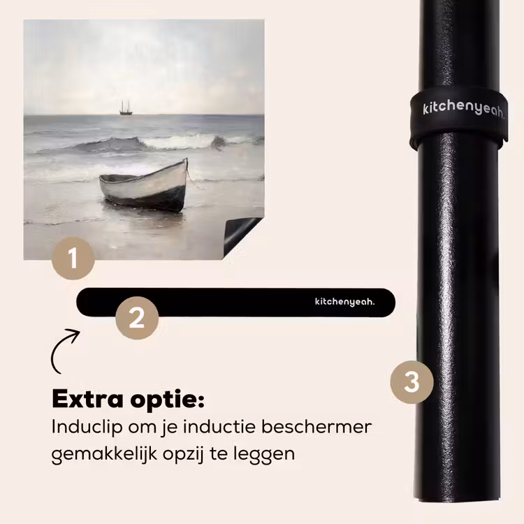 Inductie beschermer - Roeiboot - Zee - Horizon — 8
