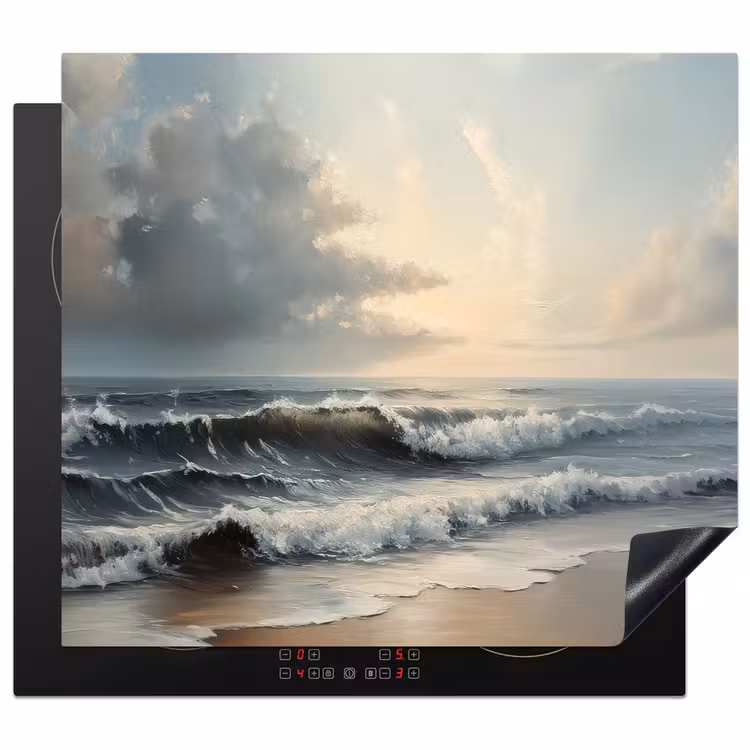 Inductie beschermer - Strand - Zee - Zonsondergang — 1