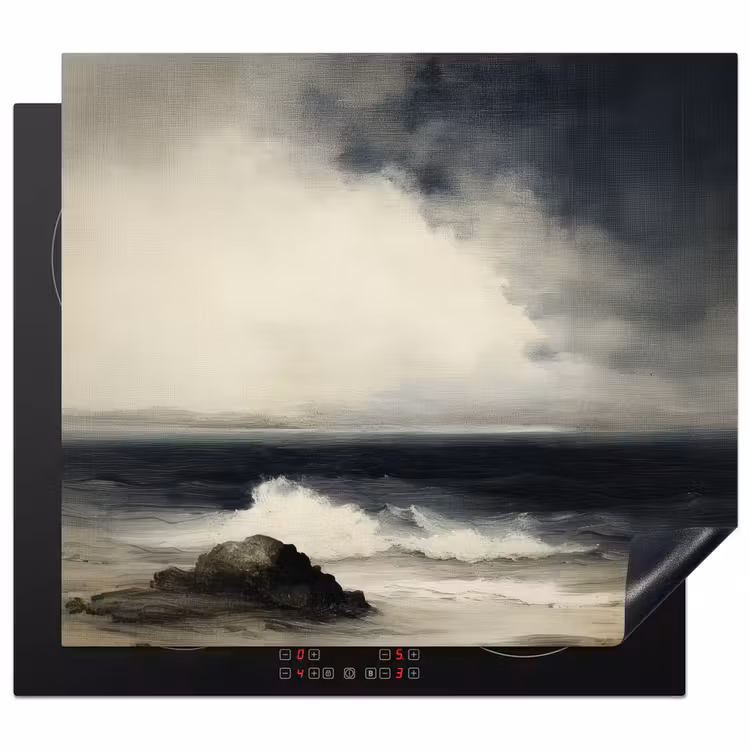 Inductie beschermer - Zee - Rotsen - Storm — 1