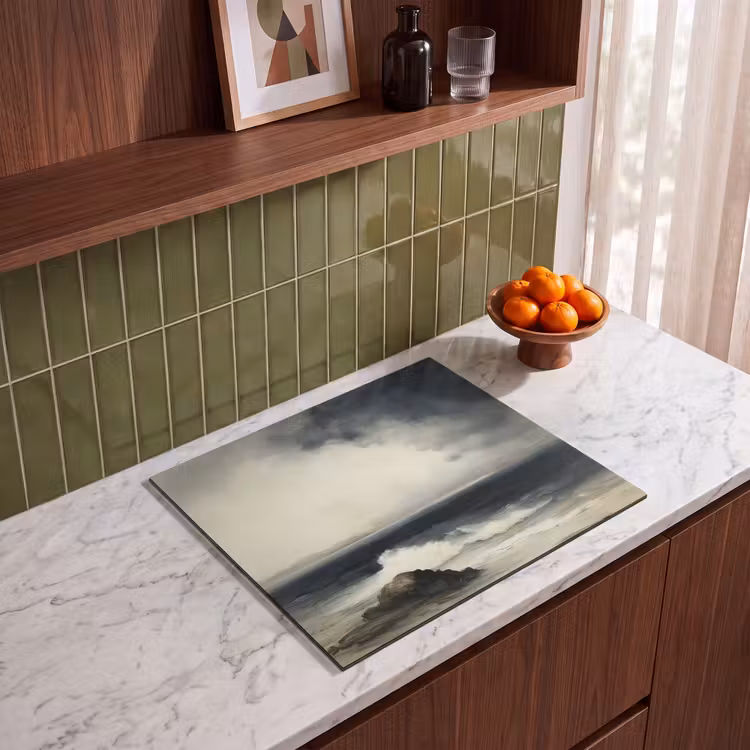 Inductie beschermer - Zee - Rotsen - Storm — 4