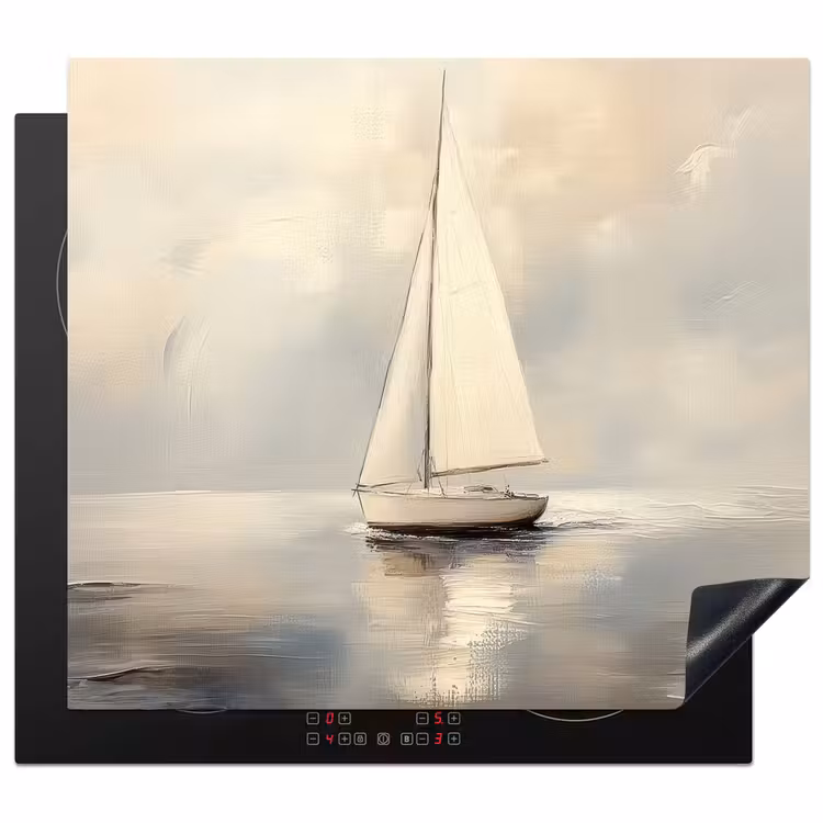 Inductie beschermer - Zeilschip - Zee - Bewolkt — 1