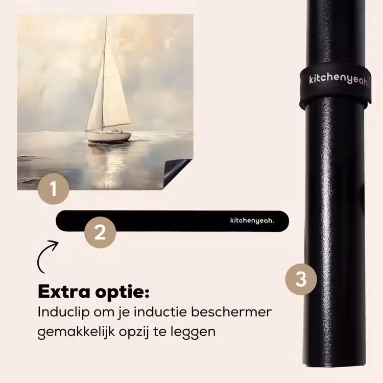 Inductie beschermer - Zeilschip - Zee - Bewolkt — 8
