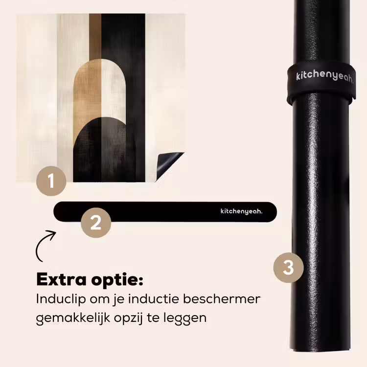 Inductie beschermer - Geometrische - Vormen - Wit — 8