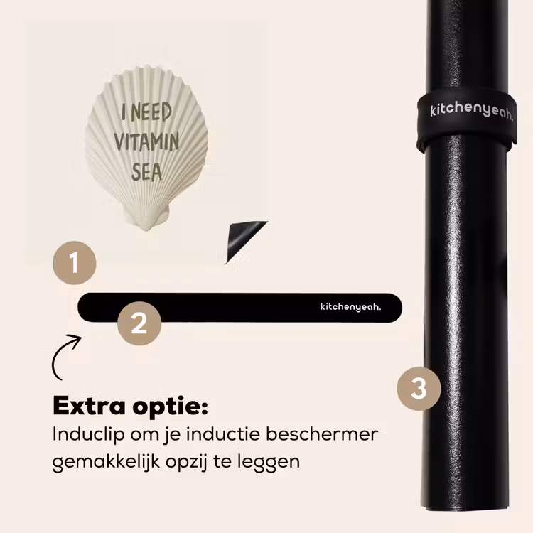 Inductie beschermer - Schelp - Quote - Groen — 8