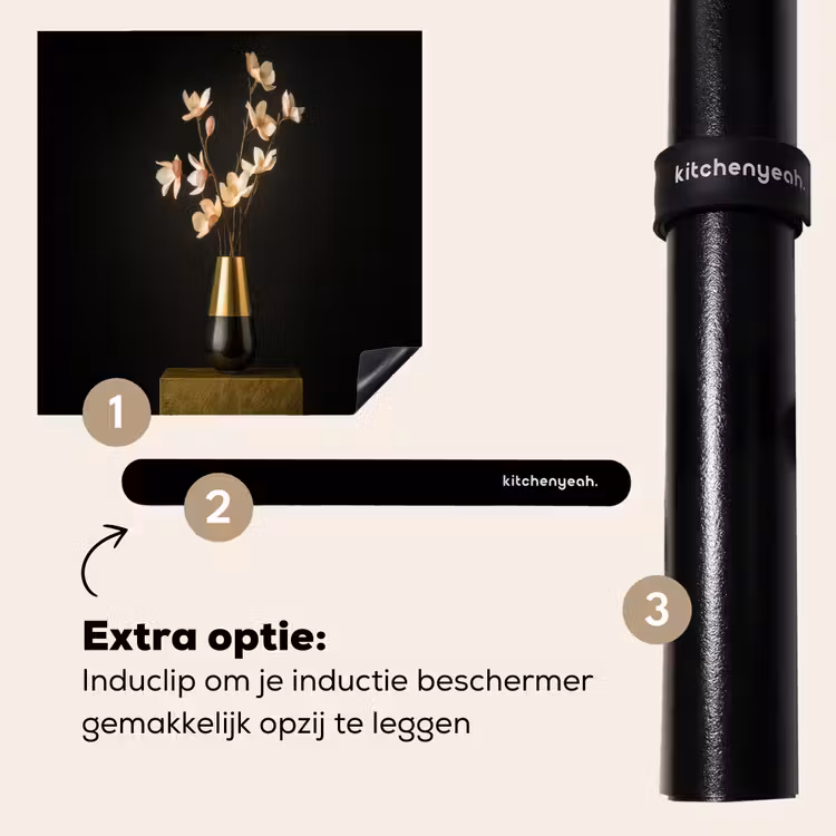 Inductie beschermer - Sierlijk - Boeket - Goud - Vaas — 8