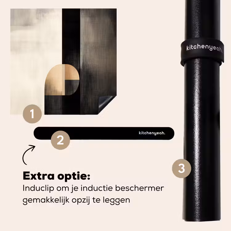 Inductie beschermer - Vormen - Modern - Zwart — 8