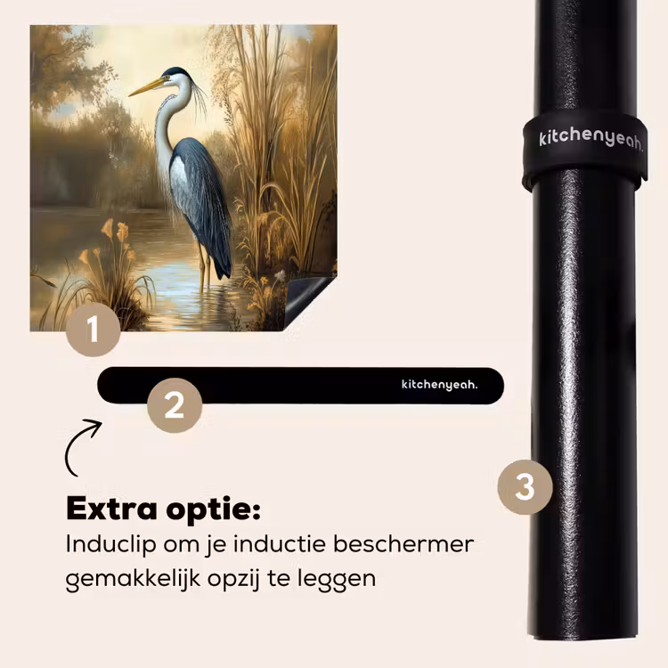 Inductie beschermer - Reiger - Water - Planten — 8