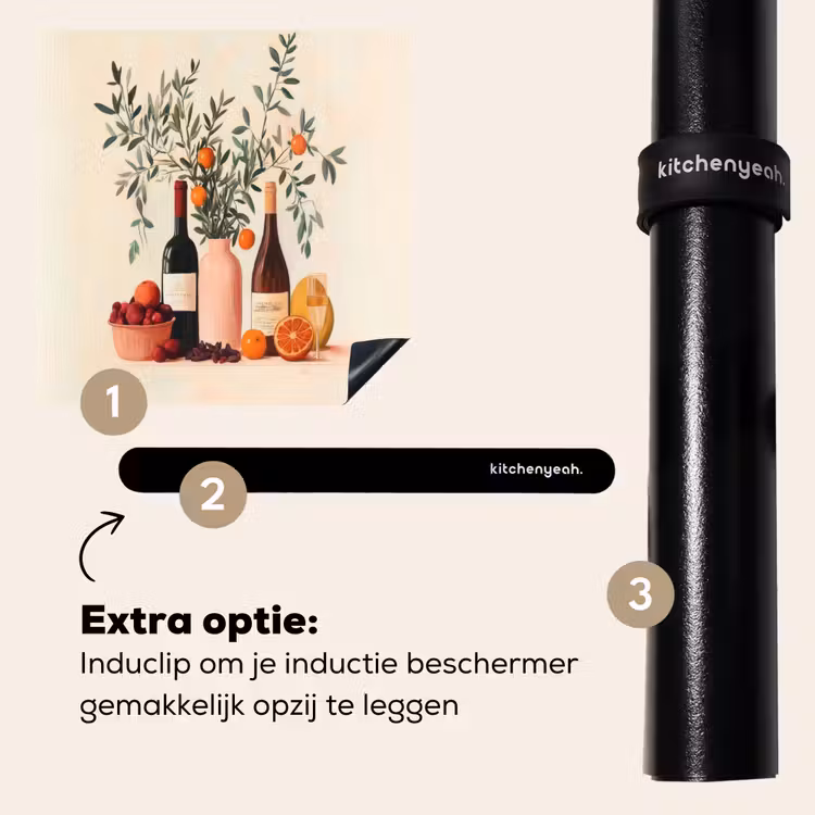 Inductie beschermer - Wijnflessen - Takken - Sinaasappels — 8