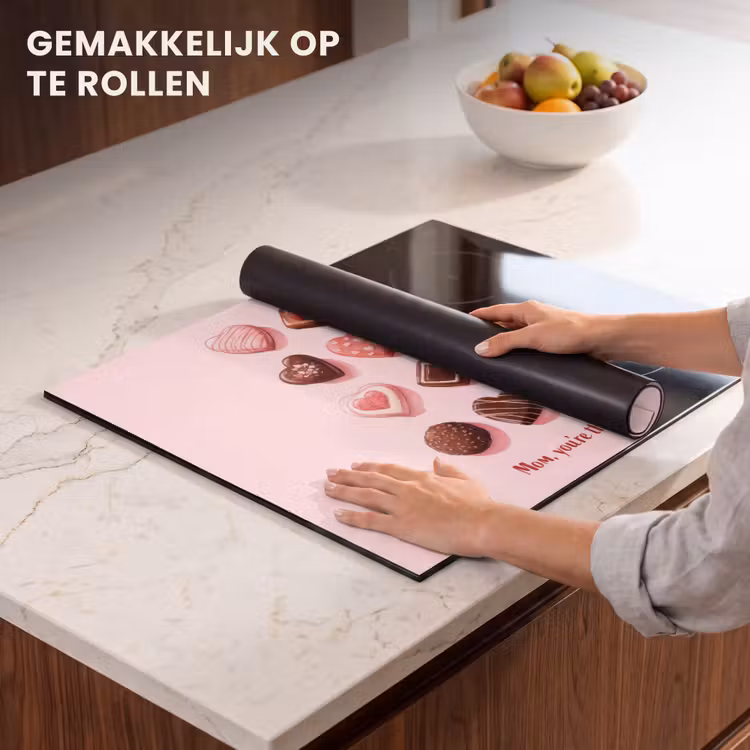 Inductie beschermer - Chocolaatjes - Hartvormig - Liefste — 7