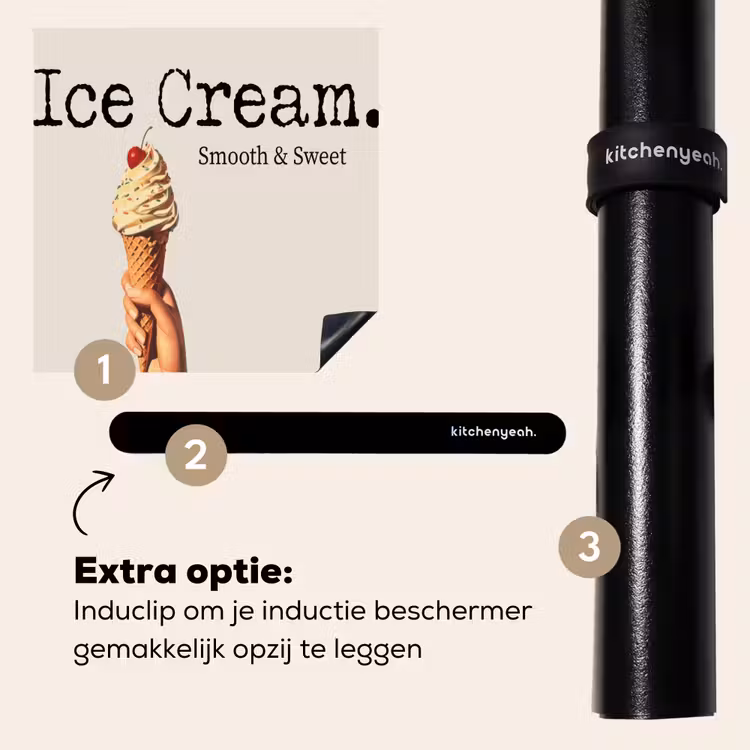 Inductie beschermer - Ice cream - Softijs - Kleurrijk - Kers — 8