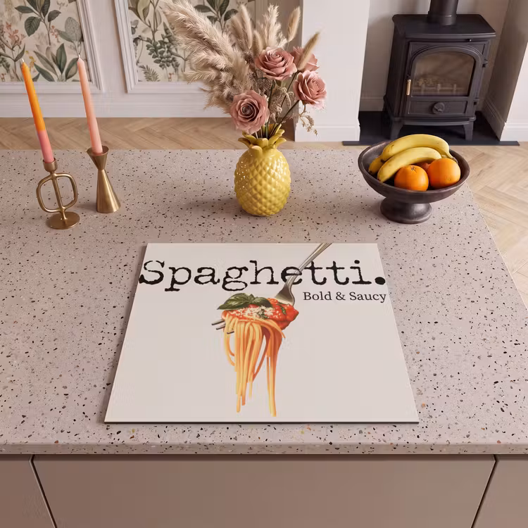 Inductie beschermer - Spaghetti - tomatensaus - Parmezaanse kaas — 3