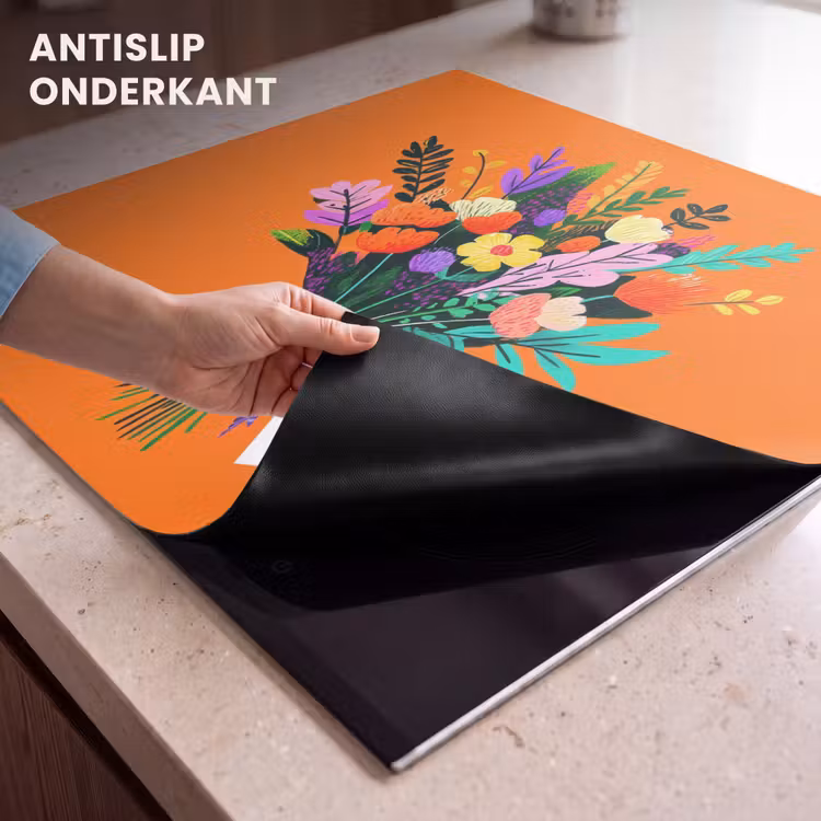 Inductie beschermer - Kaartje - Boeket - Bloemen — 6