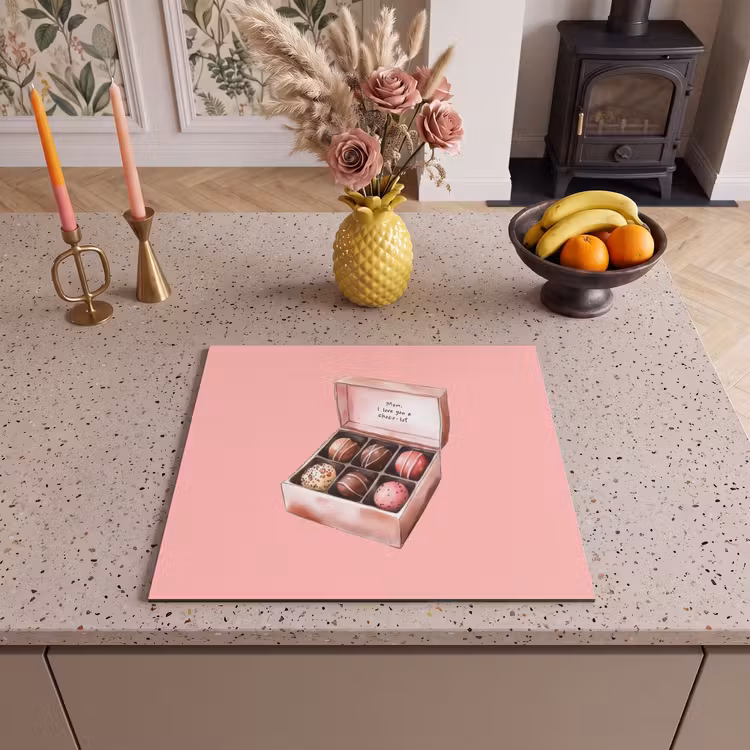 Inductie beschermer - Doosje - Bonbons - Liefdevolle - Tekst — 3