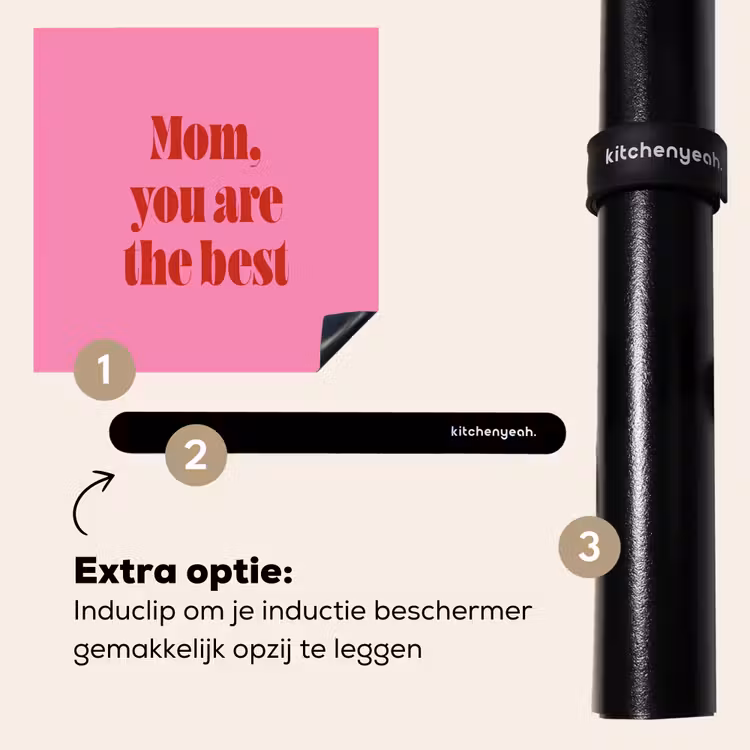 Inductie beschermer - Moeder - Boodschap -Roze — 8