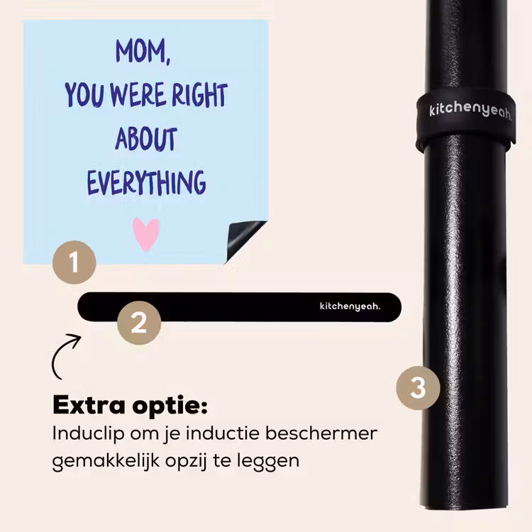 Inductie beschermer - Moeder - Quote - Blauw — 8