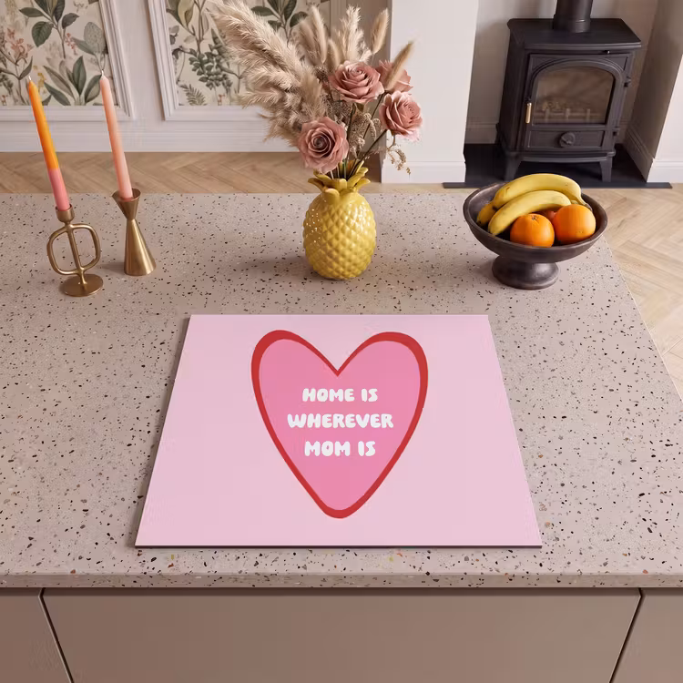 Inductie beschermer - Quote - Moeder - Roze — 3