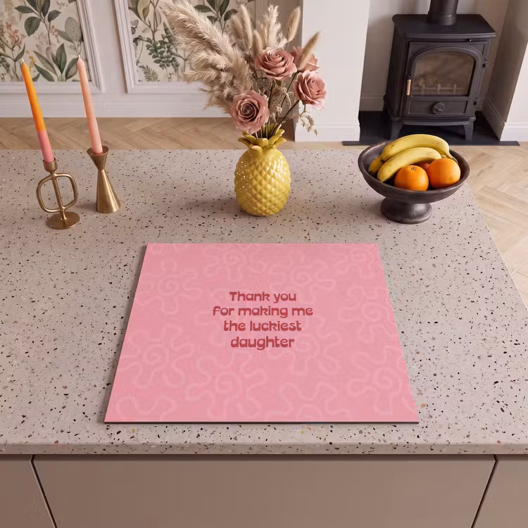 Inductie beschermer - Tekst - Rood - Moederdag — 3