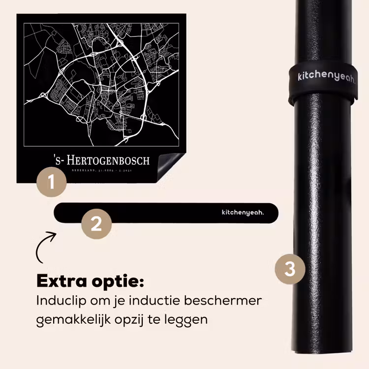 Inductie beschermer - Plattegrond - 's-Hertogenbosch - Stadskaart - Kaart — 8