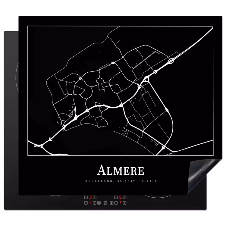 Inductie beschermer - Stadskaart - Almere - Kaart - Plattegrond — 1