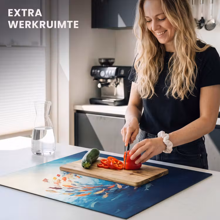 Inductie beschermer - Zee - Vissen - Kleurrijk - Dynamisch — 5