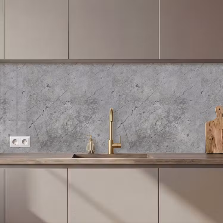 Keuken achterwand - Patronen - Beton - Oud — 1