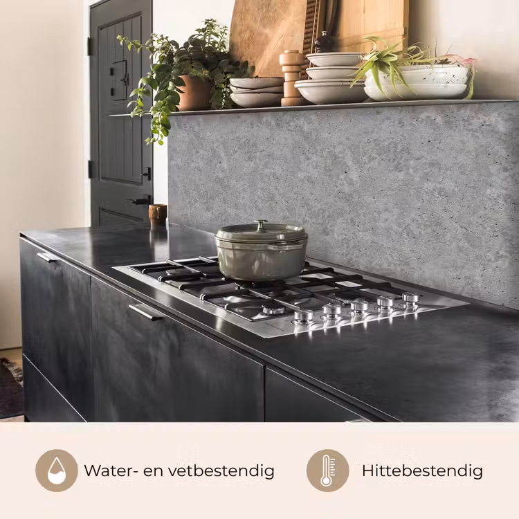 Keuken achterwand - Patroon - Cement - Beton — 5