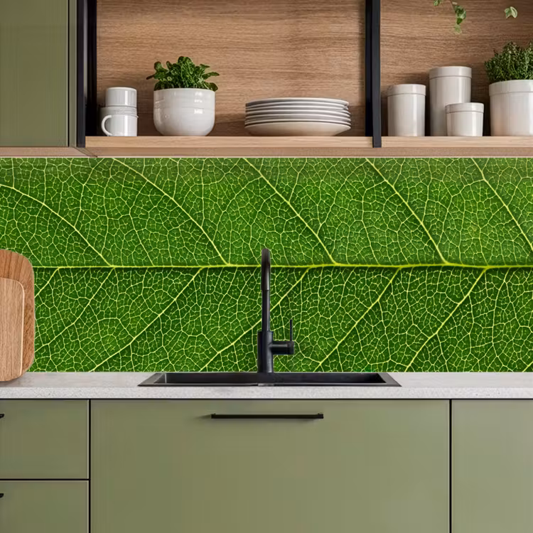 Keuken achterwand - Natuur - Blad - Groen — 7