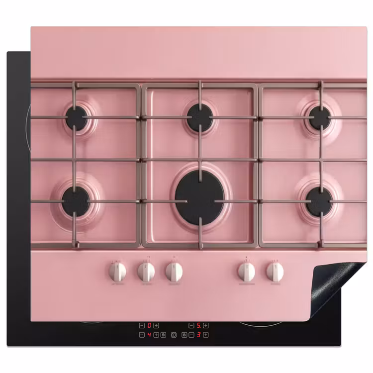 Inductie beschermer - Gasfornuis - Modern - Roze — 1