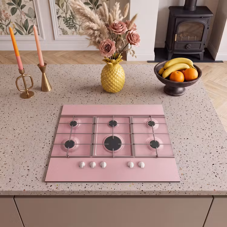 Inductie beschermer - Gasfornuis - Modern - Roze — 3