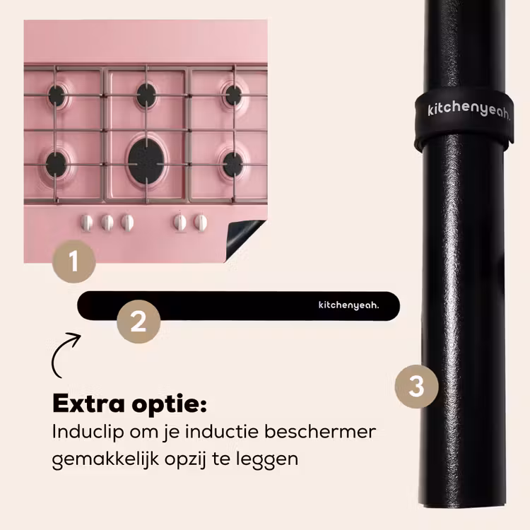 Inductie beschermer - Gasfornuis - Modern - Roze — 8