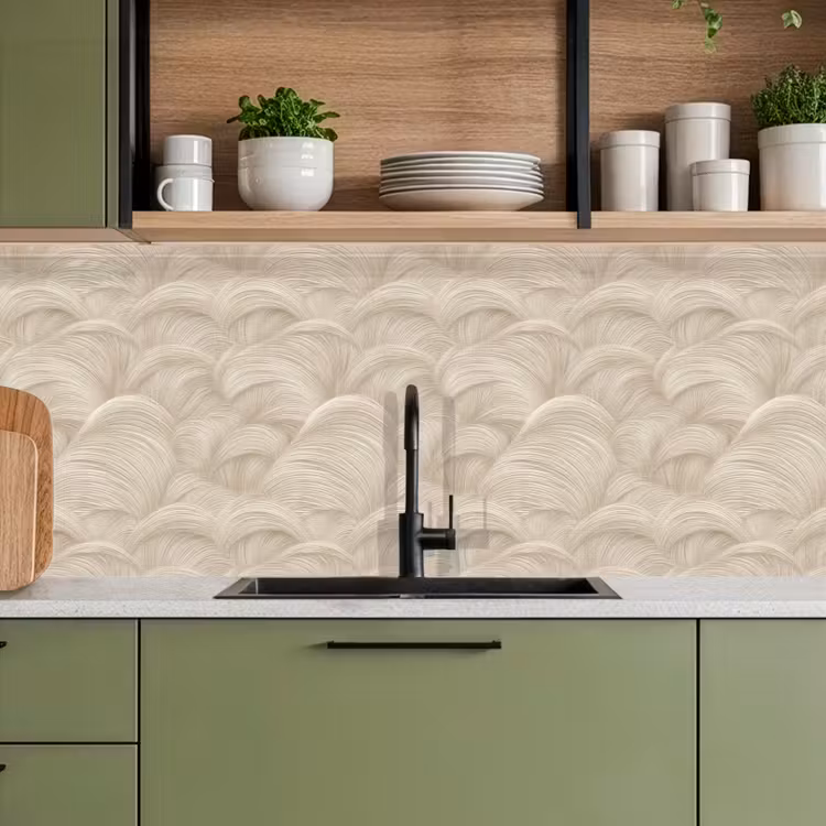 Keuken achterwand - Bogen - Patroon - Beige — 7