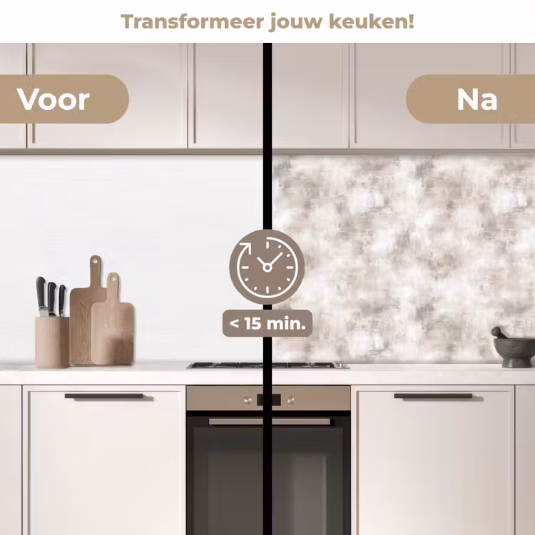 Keuken achterwand - Organisch - Patroon - Gemêleerd — 3