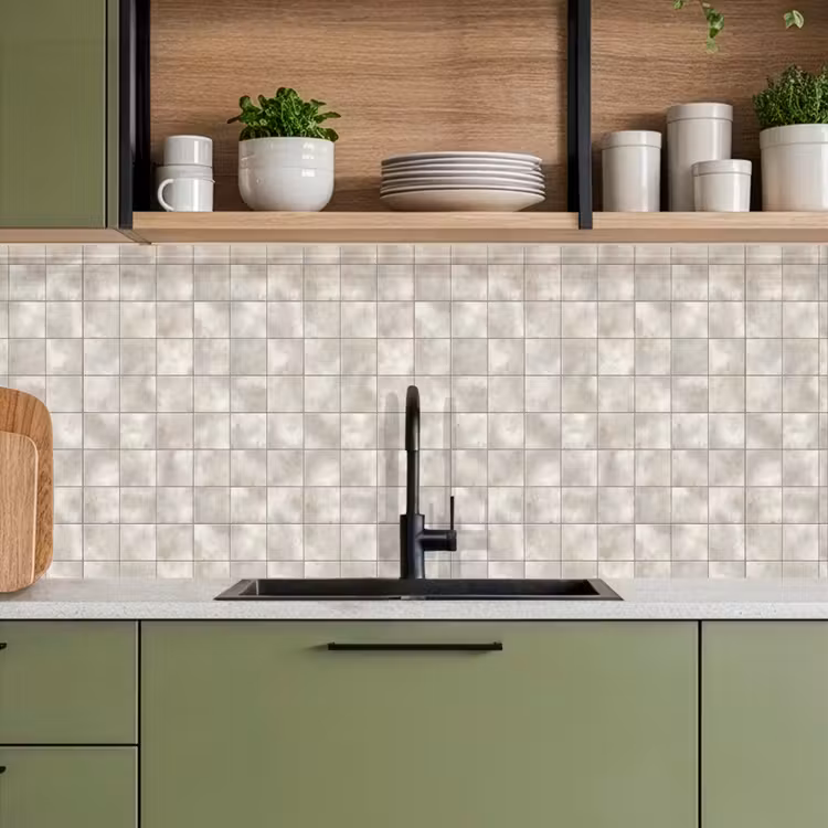 Keuken achterwand - Tegels - Natuurlijk - Grijs — 7