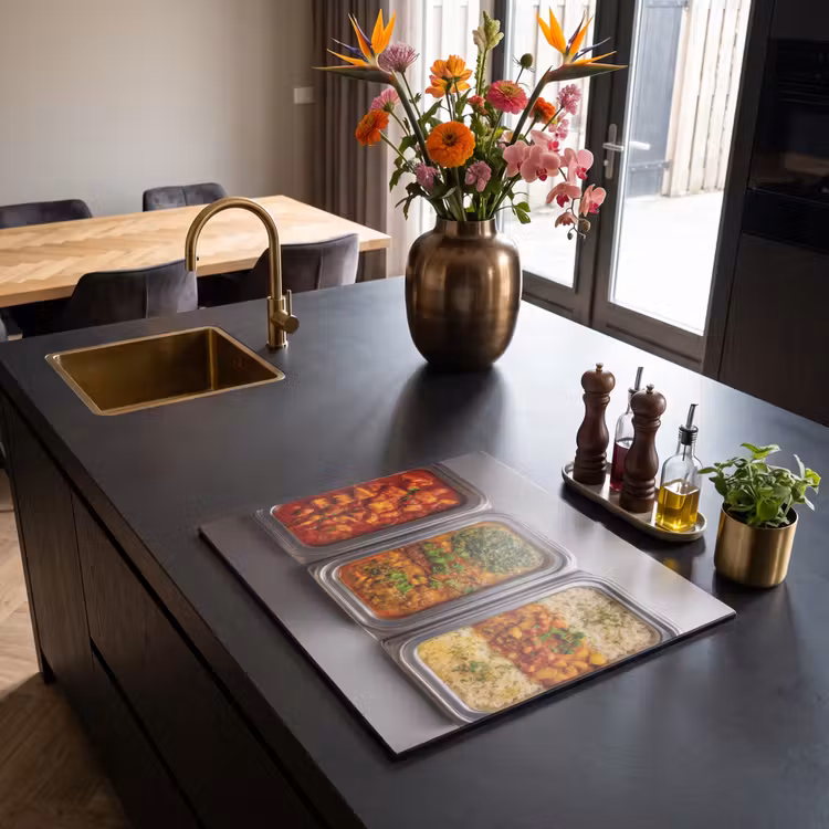 Inductie beschermer - Buffet - Eten - Kleurrijk — 2