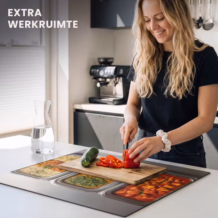 Inductie beschermer - Buffet - Eten - Kleurrijk — 5