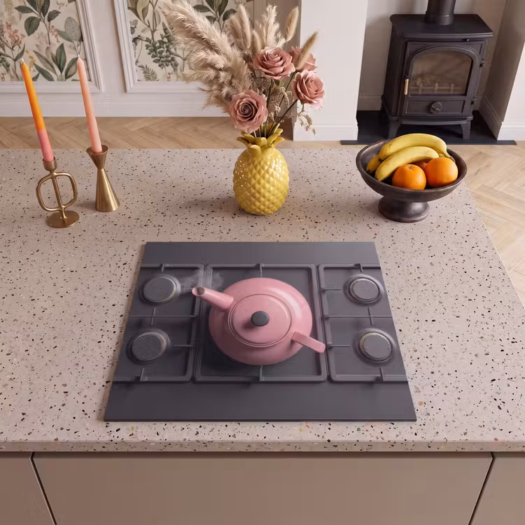 Inductie beschermer - Fornuis - Ketel - Roze — 3