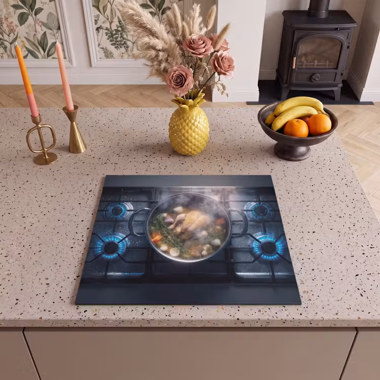 Inductie beschermer - Gasfornuis - Eten - Pan — 3
