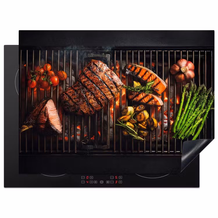 Inductie beschermer - Grill - Eten - Barbecue — 1
