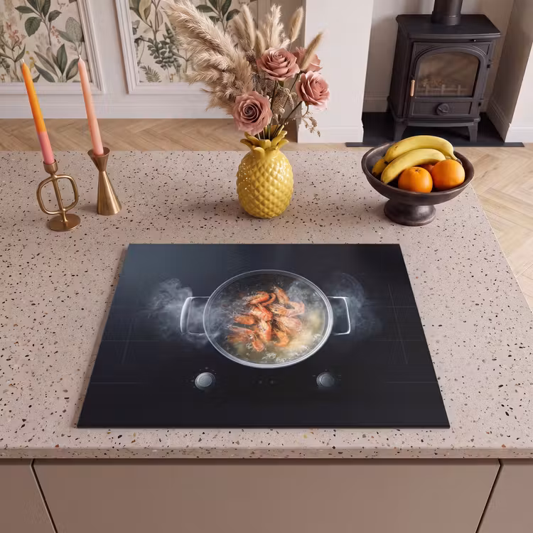 Inductie beschermer - Koken - Garnaal - Pan — 4