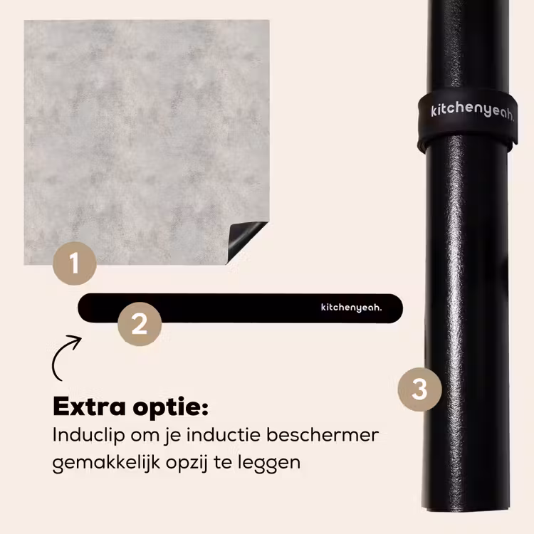 Inductie beschermer - Grijs - Beton - Industrieel — 8