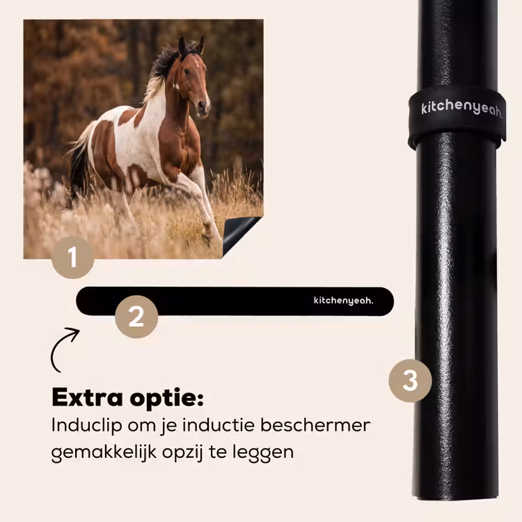 Inductie beschermer - Paard - Bruin - Gras — 8