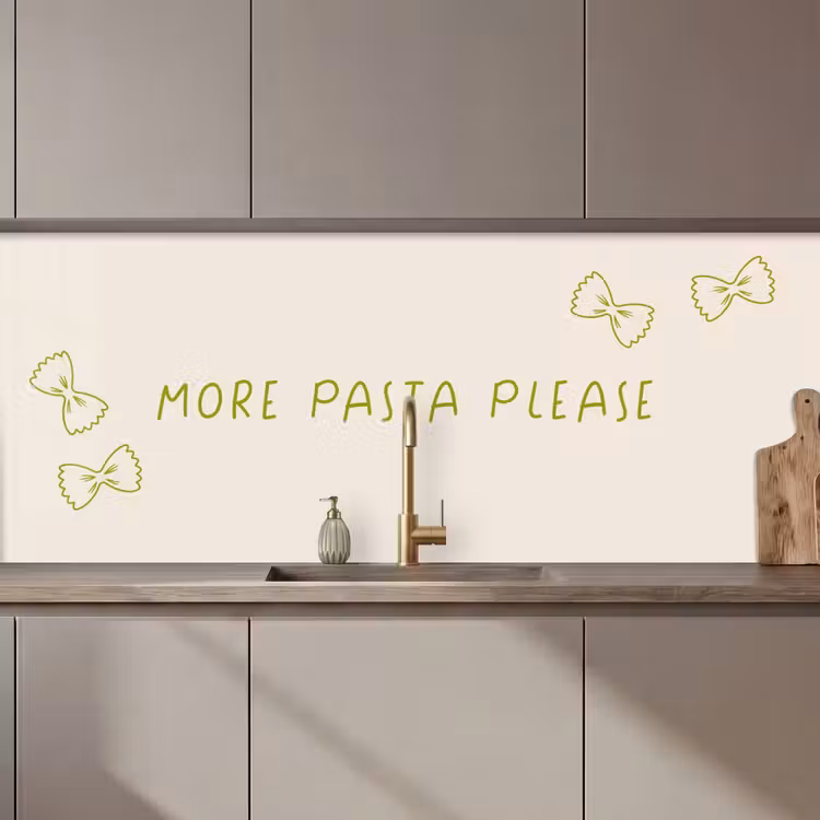 Keuken achterwand - More pasta please — 1