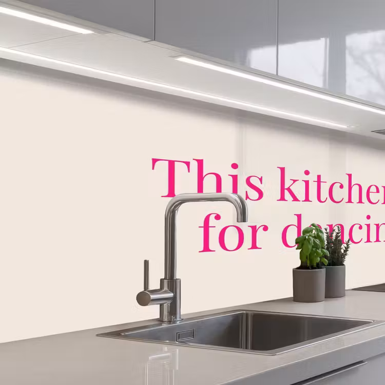 Keuken achterwand - This kitchen is for dancing — 2