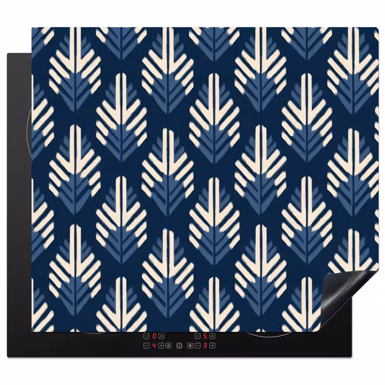Inductie beschermer - Modern - Patroon - Blauw — 1