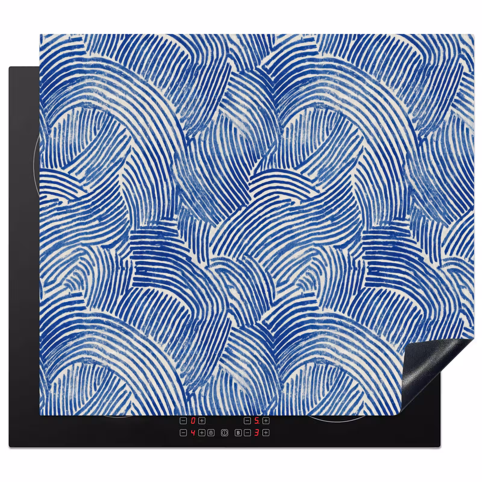 Inductie beschermer - Modern - Abstract - Blauw — 1