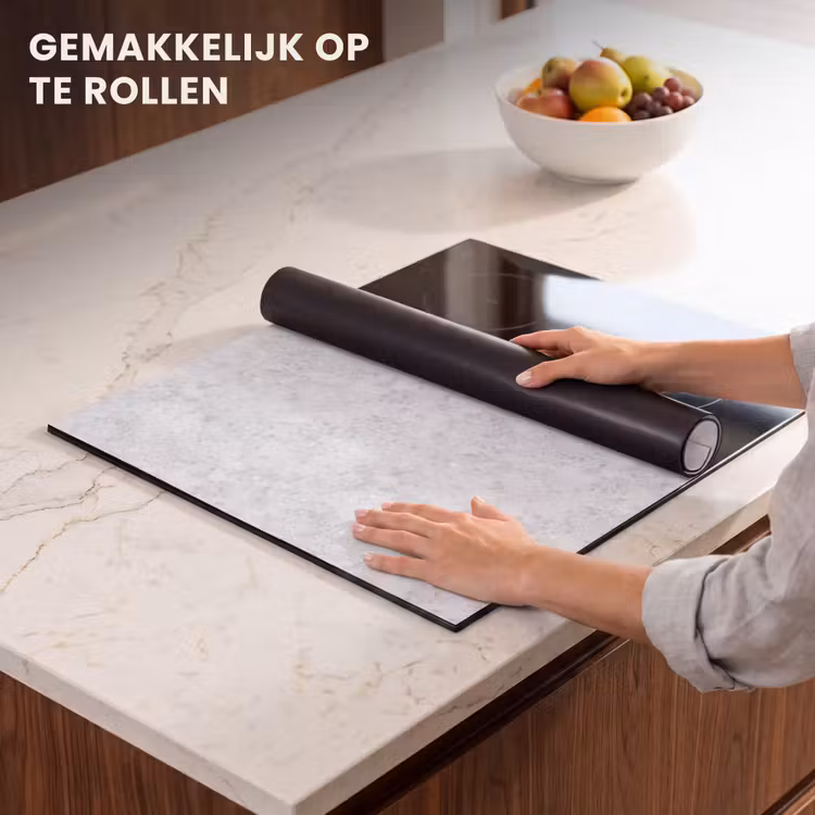 Inductie beschermer - Grijs - Terrazzo-effect - Beton — 7
