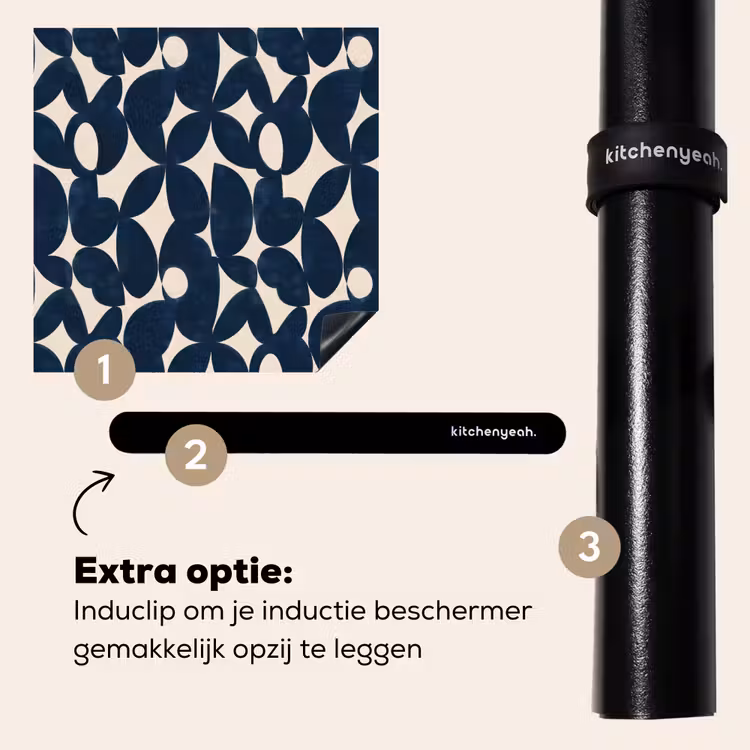 Inductie beschermer - Modern - Geometrisch - Blauw — 8