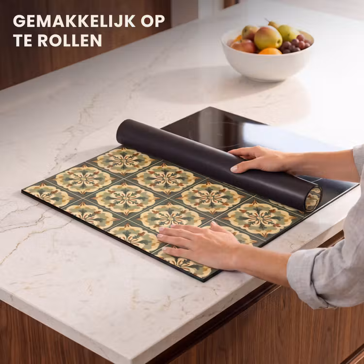 Inductie beschermer - Ornament - Patroon - Groen — 7
