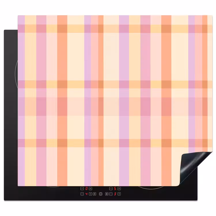 Inductie beschermer - Pastel - uitpatroon - Geometrisch — 1